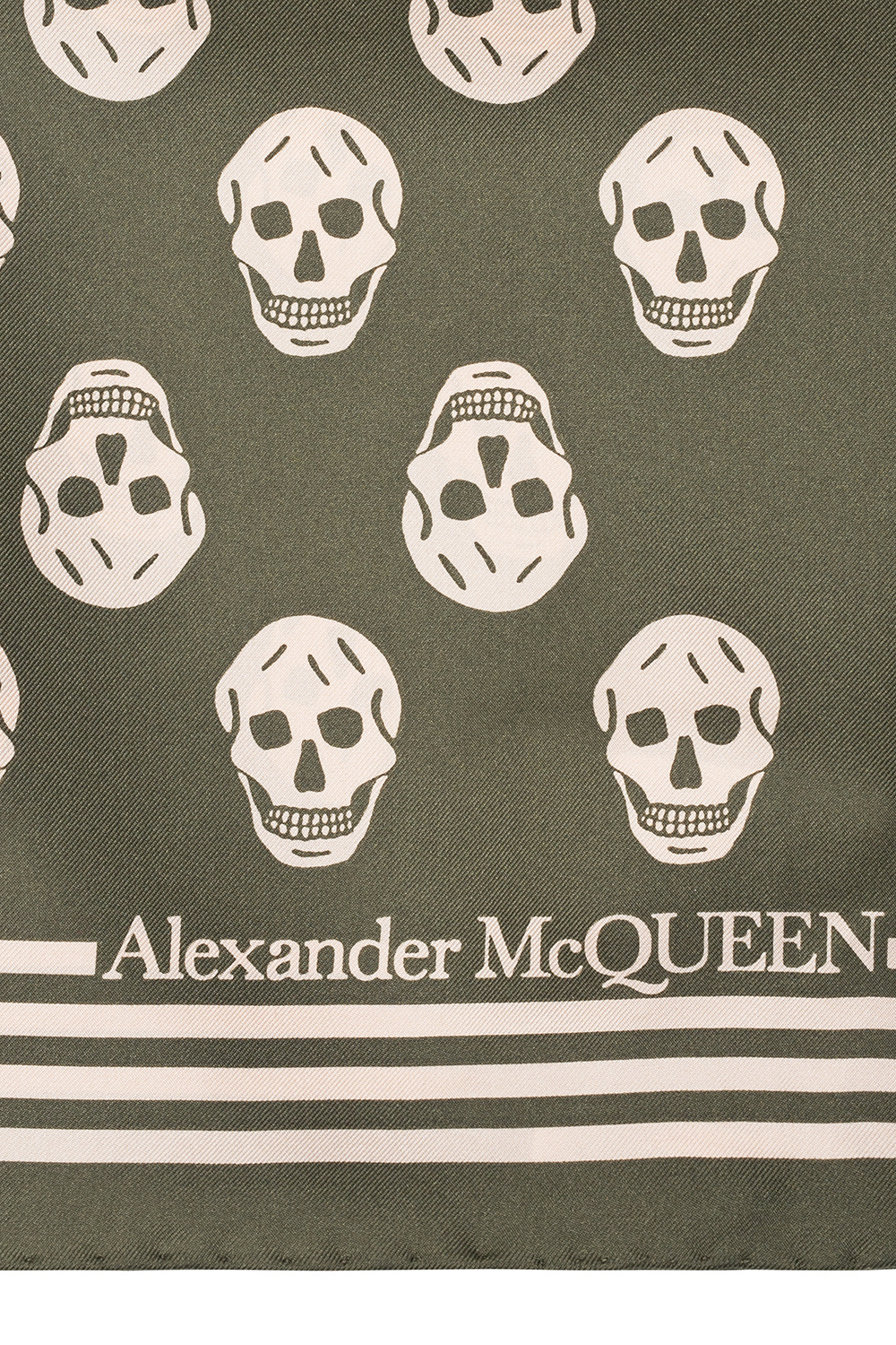 Alexander McQueen Scull motif scarf